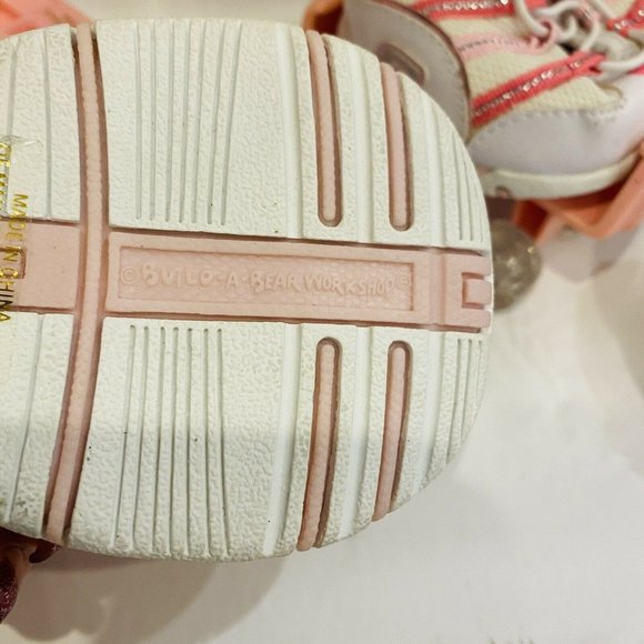 Lot Build A Bear Workshop Pink Roller Skates & sneaker lot for plush animals - Picture 12 of 13